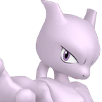cabeça do Mewtwo